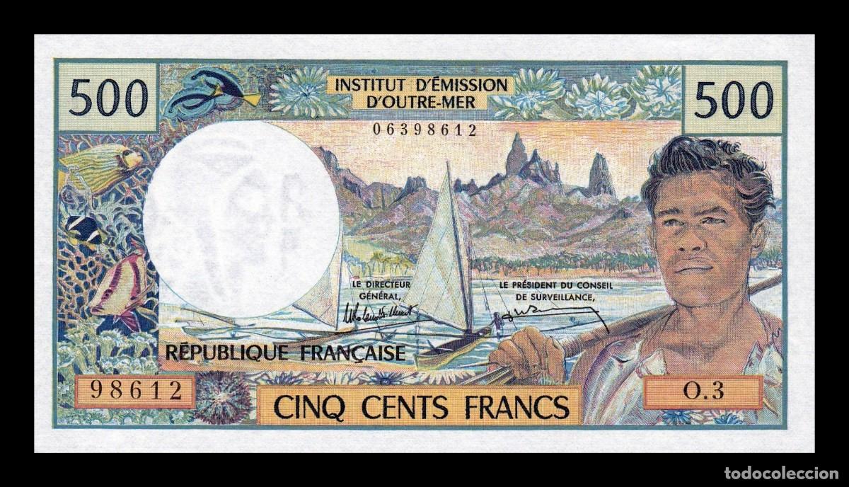 Billetes extranjeros: Tahit&iacute; 500 Francos Papeete 1985 Pick 25d Sc Unc