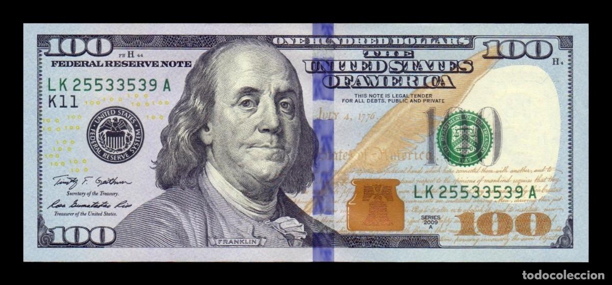 Billetes extranjeros: Estados Unidos 10 D&oacute;lares Abraham Lincoln 2009A Pick 536 LK - Dallas TX Sc Unc