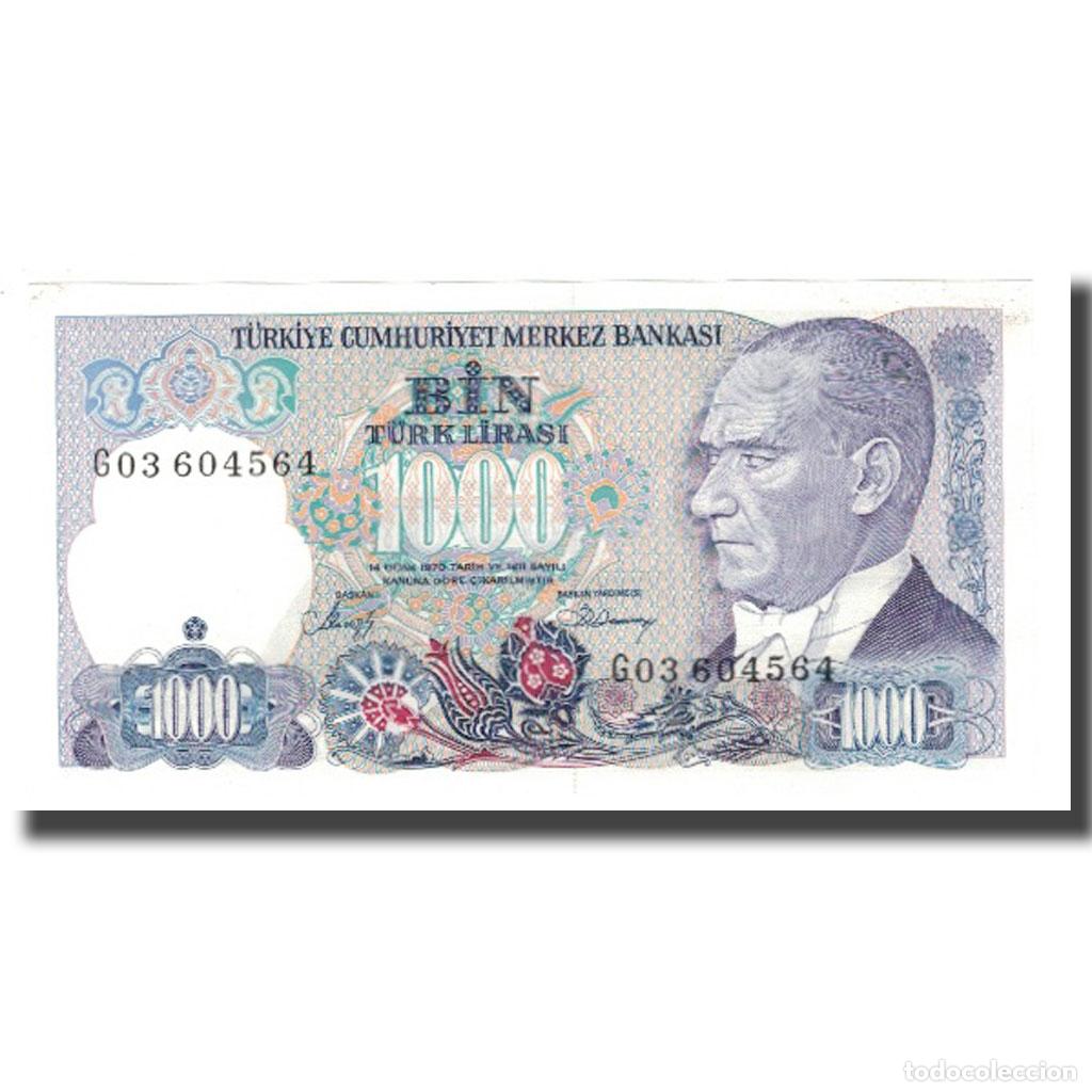 Billetes extranjeros: [#566819] Billete, 1000 Lira, L.1970, Turqu&iacute;a, 1970-01-14, KM:196, SC