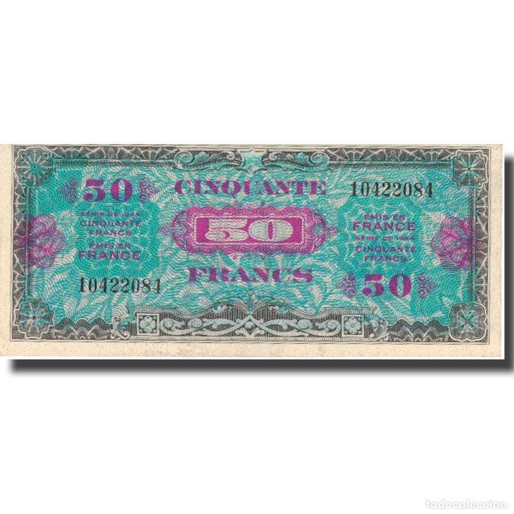 Billetes extranjeros: [#578439] Francia, 50 Francs, 1945 Verso France, 1945, 1945, MBC, Fayette:19.1, KM:117a
