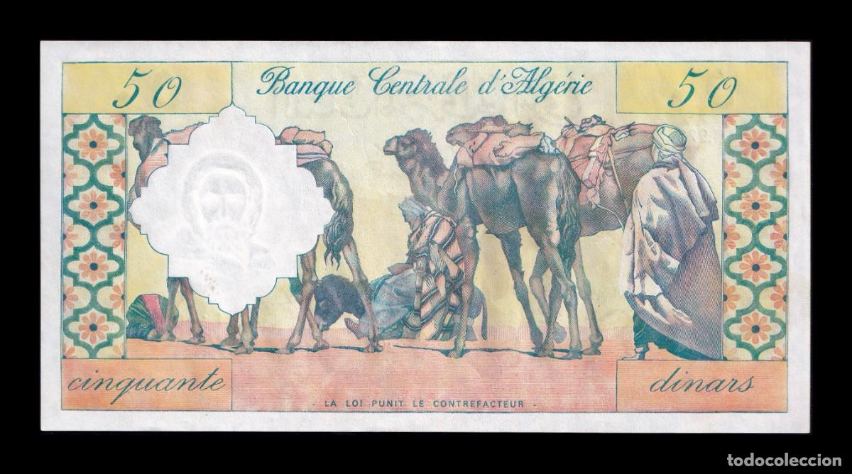 Billetes extranjeros: Argelia 50 Dinars 1964 Pick 124 Sc Unc - Foto 2
