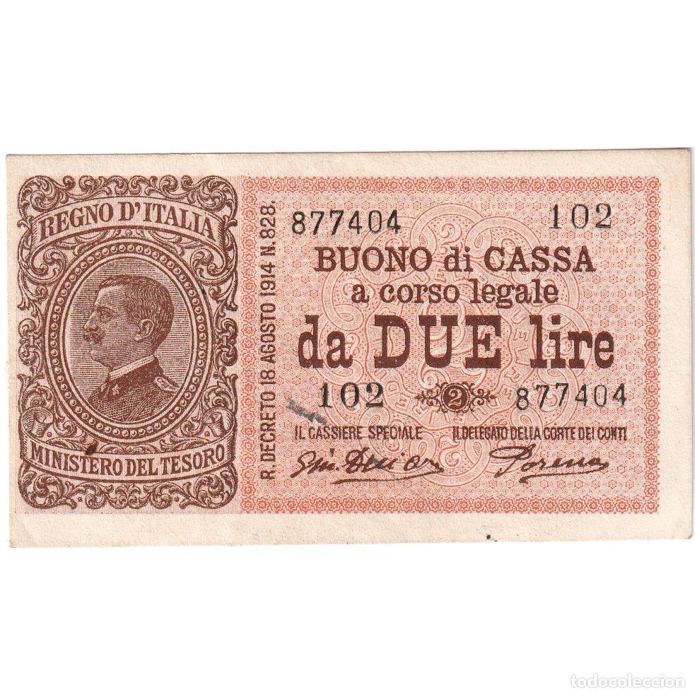 Billetes extranjeros: [#1185284] Italia, 2 Lire, 1920-03-14, MBC