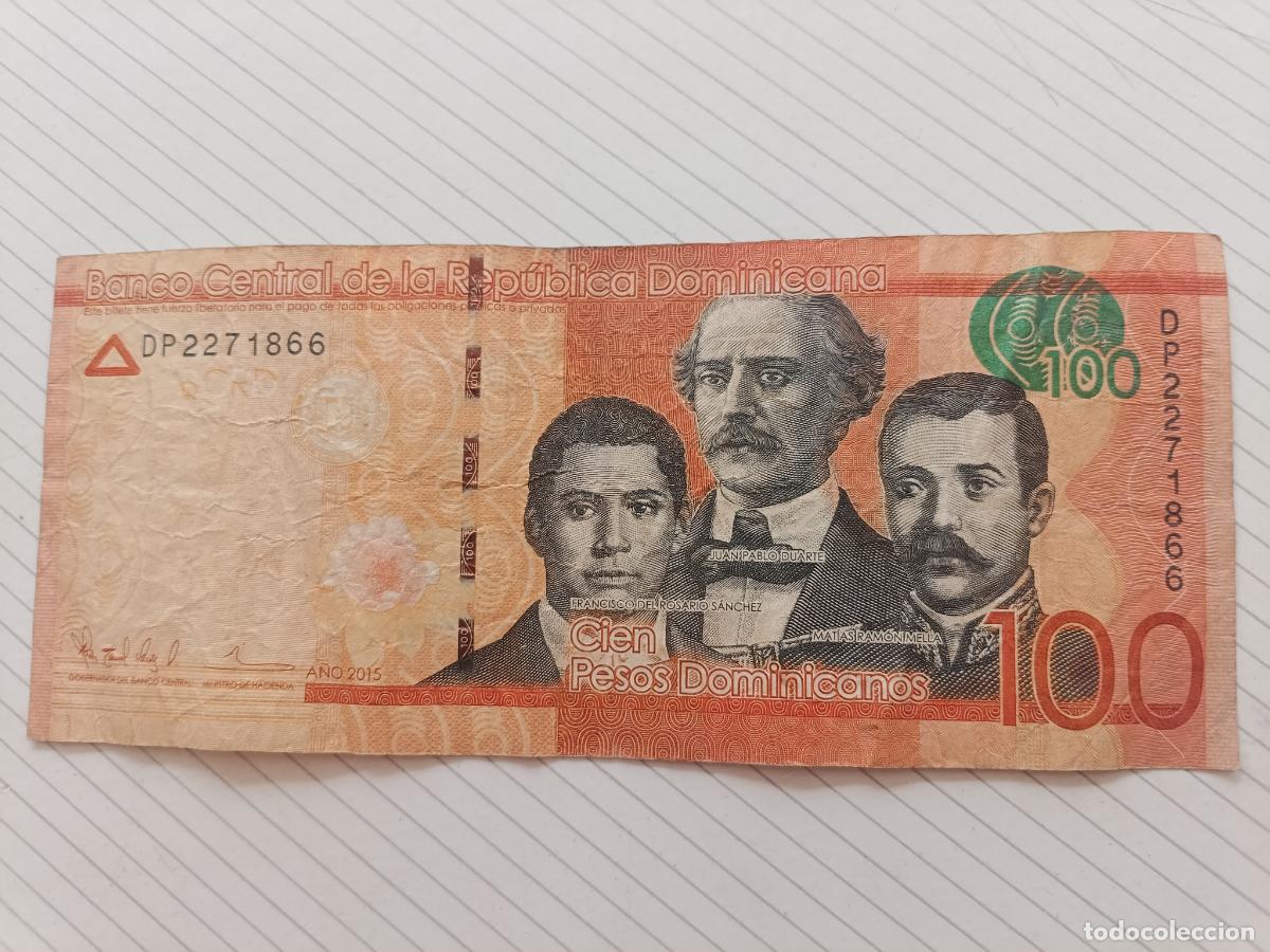 Billetes extranjeros: REPUBLICA DOMINCANA - 100 PESOS ORO 2015