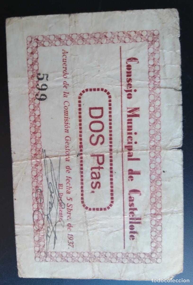 Billetes extranjeros: CASTELLOTE *1937*50 CTS N&deg; 176