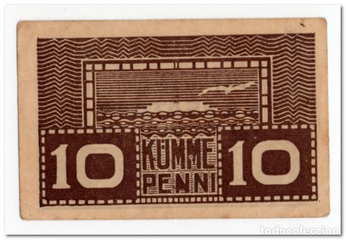 Billetes extranjeros: ESTONIA,10 PENNI,1919,P.40,XF-AU