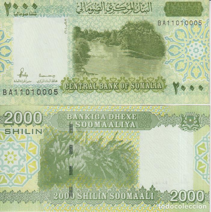 Billetes extranjeros: Somalia 2000 Shilin Pick W 39 SC/UNC
