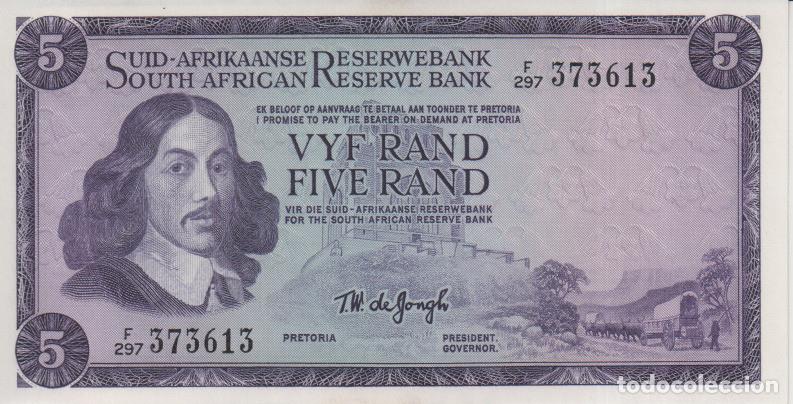 Billetes extranjeros: Sur Africa 5 rand Pick 111 c SC/UNC