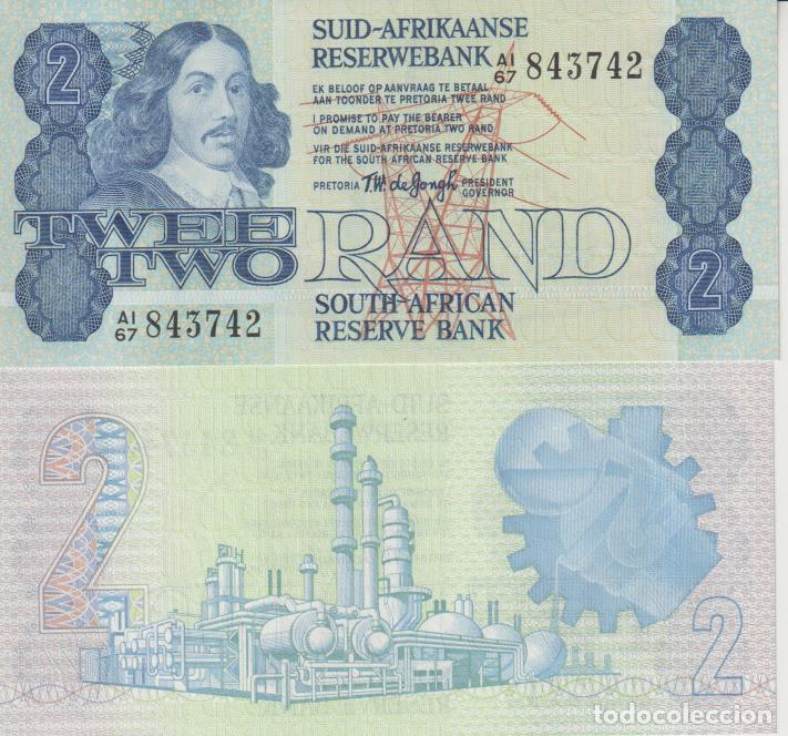 Billetes extranjeros: Sur Africa 2 rand Pick 118 a SC/UNC