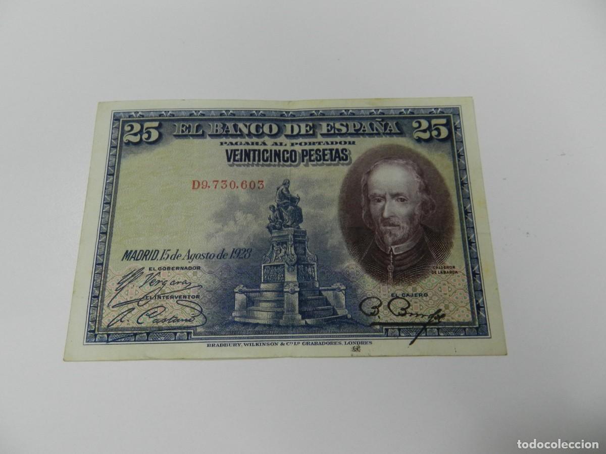 Billetes extranjeros: 1 Billete 25 pesetas 1928