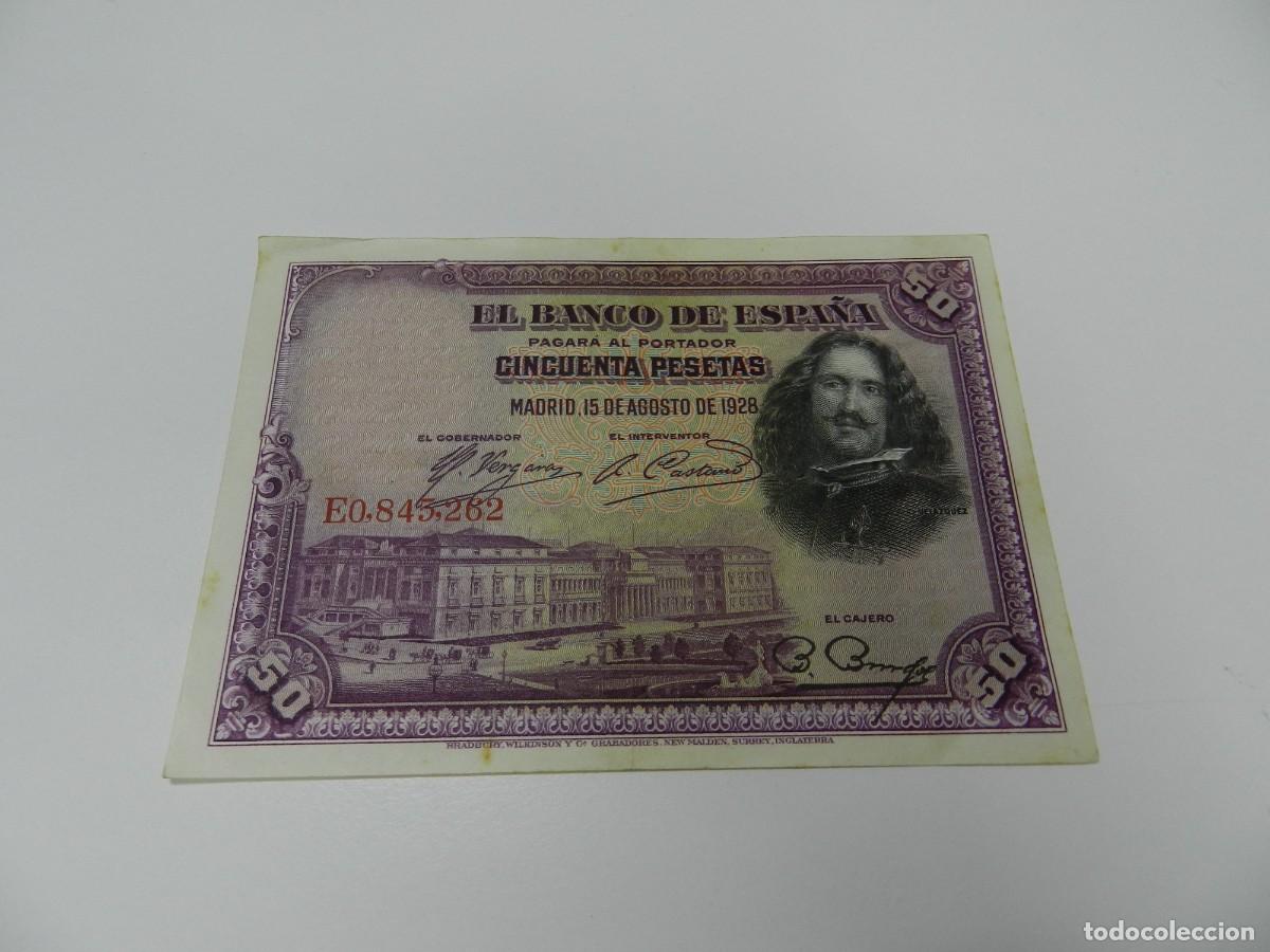 Billetes extranjeros: 1 Billete 50 pesetas 1928
