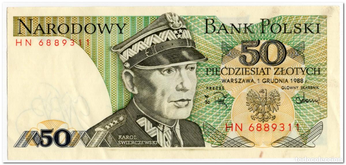 Billetes extranjeros: POLAND,50 ZLOTYCH,1988,P.142,XF