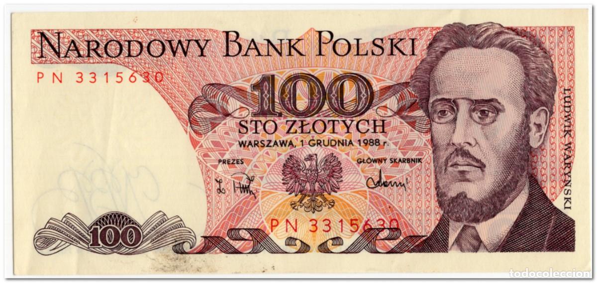 Billetes extranjeros: POLAND,100 ZLOTYCH,1988,P.143e,XF