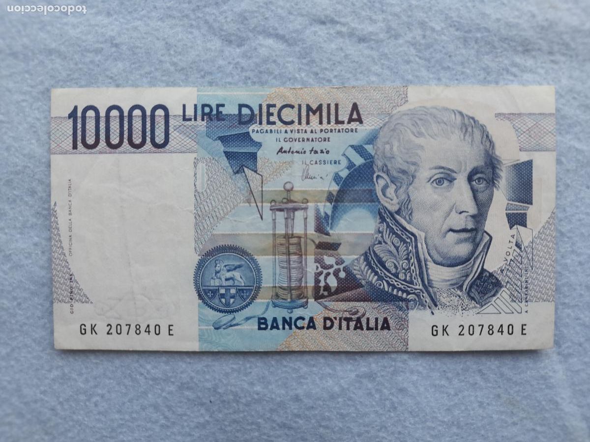 Banconote internazionali: Italia. 10000 Liras. 3 de Septiembre de 1984.