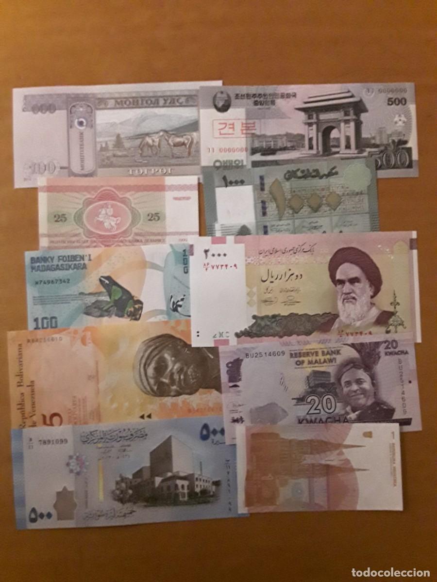 Banconote internazionali: LOTE 100 BILLETES MUNDIALES DIFERENTES SIN CIRCULAR.