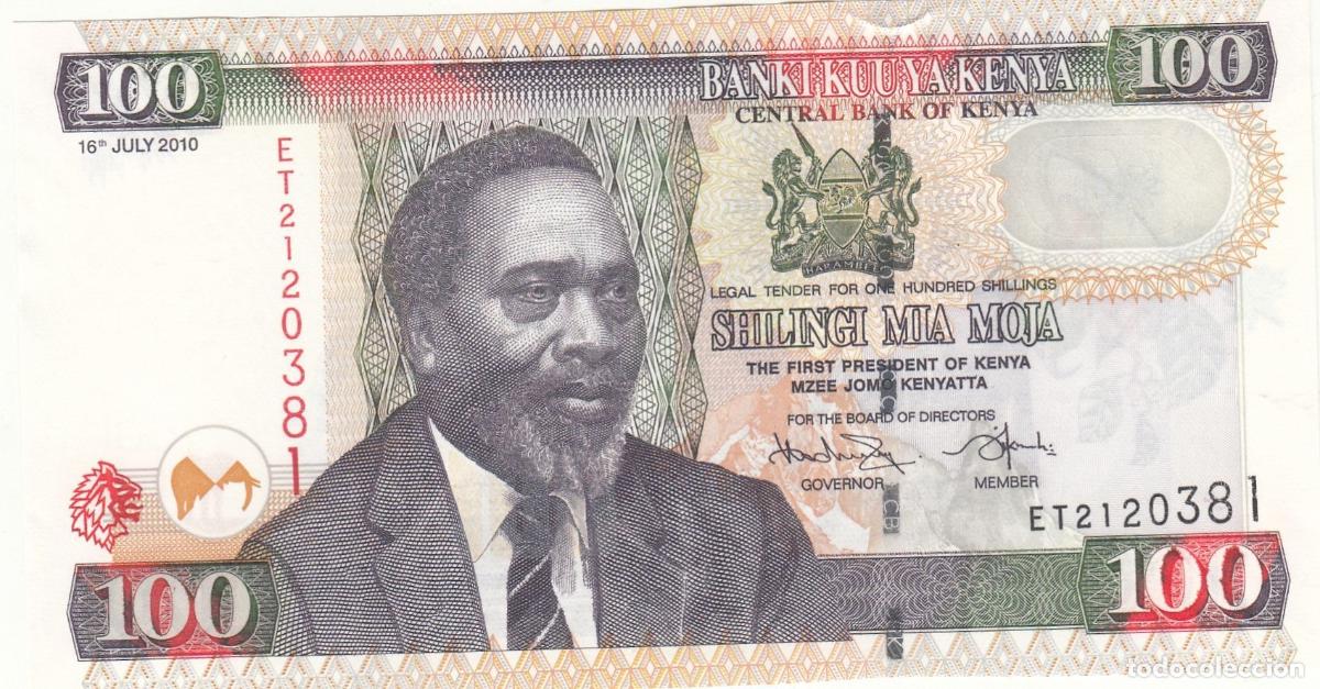 International Banknotes: CRJ1451 BILLETE KENIA 100 SHILLINGS 2010 P-48e.2 SIN CIRCULAR
