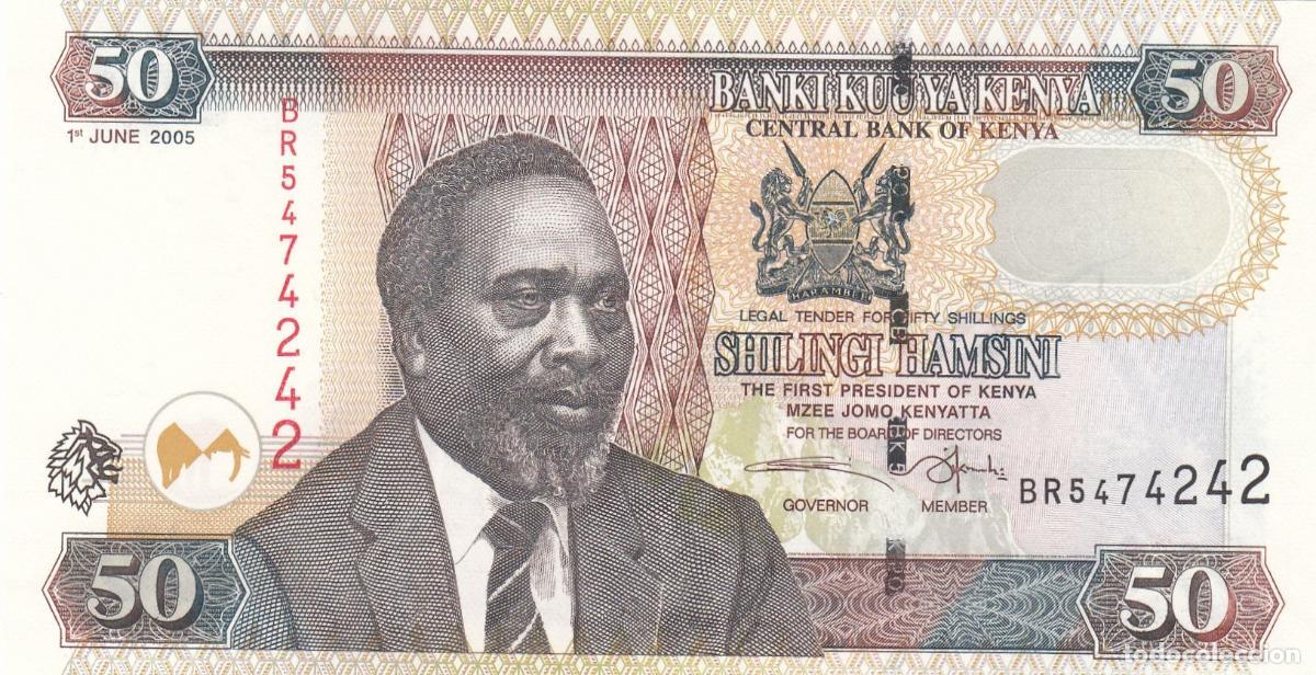 International Banknotes: CRJ1578 BILLETE KENYA 50 SHILLINGS 2005 P-47a SIN CIRCULAR