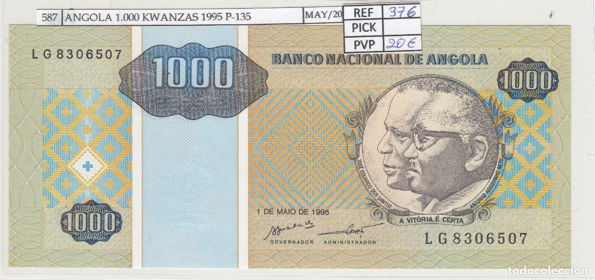 Internationale Banknoten: CRJ0587 BILLETE ANGOLA 1.000 KWANZAS 1995 P-135 SIN CIRCULAR