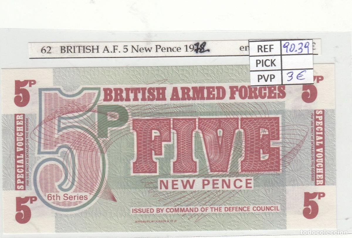 Billets internationaux: CRJ0062 BILLETE BRITISH ARMED FORCES 5 PENIQUES 6 SERIE 1972 P-M44a