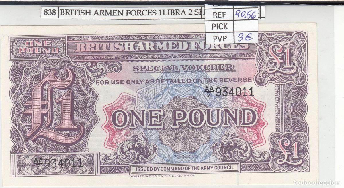 Billets internationaux: CRJ0838 BILLETE BRITISH ARMED FORCES 1 LIBRA 2 SERIE 1961 P-M22b
