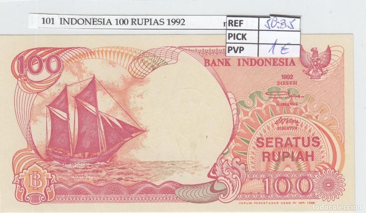 Billets internationaux: CRJ0101 BILLETE INDONESIA 100 RUPIAS 1999 (92) P-127a