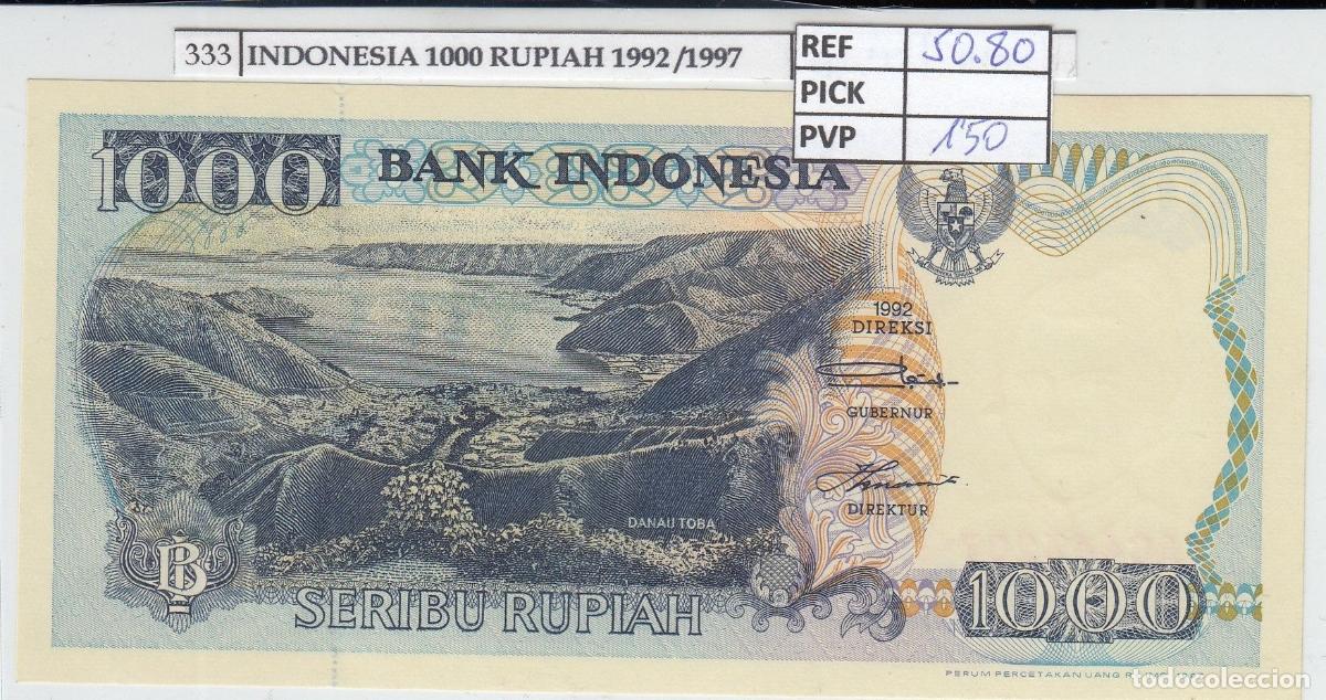 International Banknotes: CRJ0333 BILLETE INDONESIA 1000 RUPIAS 1997 (92) P-129f