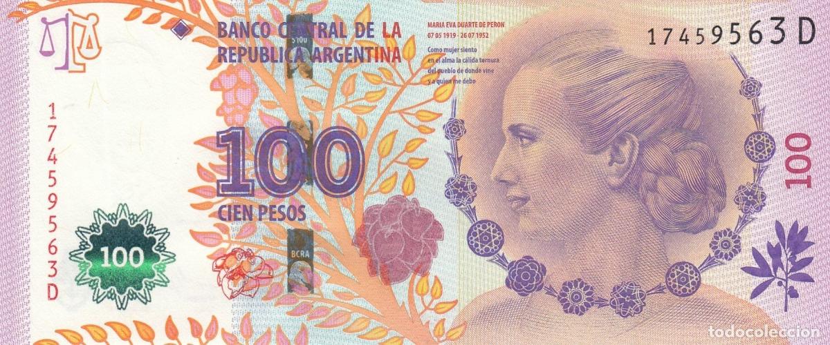 Billets internationaux: CRBX0346 BILLETE ARGENTINA 100 PESOS 2012 SIN CIRCULAR