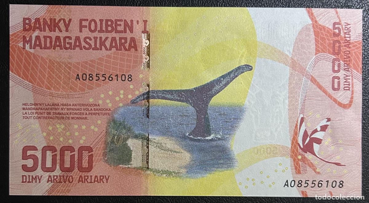 Billets internationaux: CRBX0363 BILLETE MADAGASCAR 5000 ARIARY 2017 SIN CIRCULAR