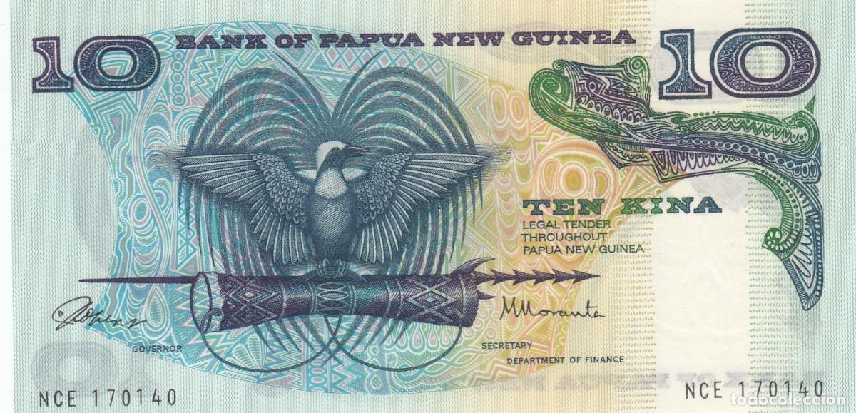 Billets internationaux: CRBX0367 BILLETE PAPUA NUEVA GUINEA 10 KINA 1975 SIN CIRCULAR