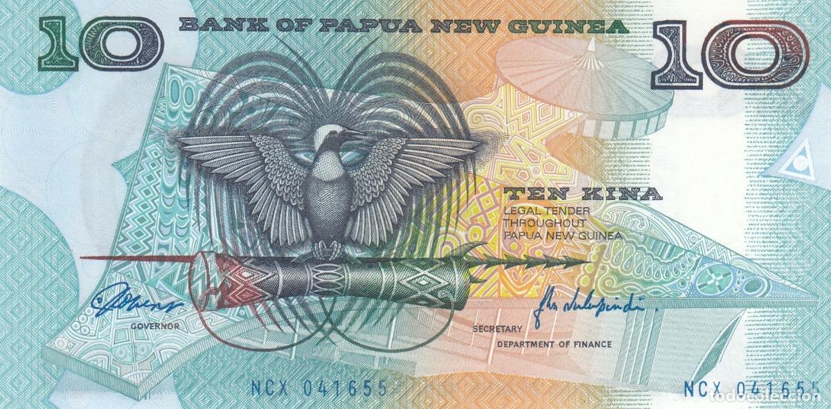 Billets internationaux: CRBX0368 BILLETE PAPUA NUEVA GUINEA 10 KINA 1988 SIN CIRCULAR