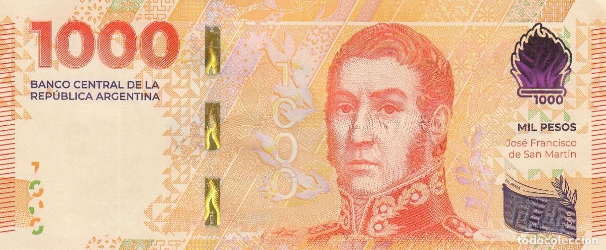 Internationale Banknoten: CRBX0414 BILLETE ARGENTINA 1000 PESOS 2023 SIN CIRCULAR