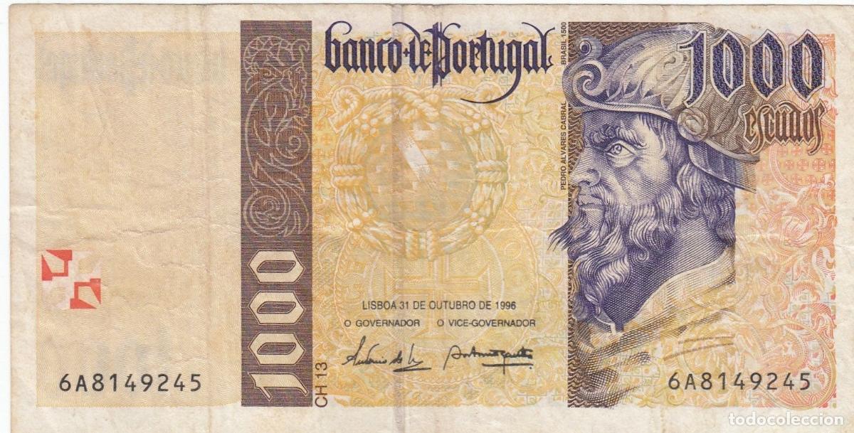 Internationale Banknoten: CRBX0450 BILLETE PORTUGAL 1000 ESCUDOS 1996 MBC