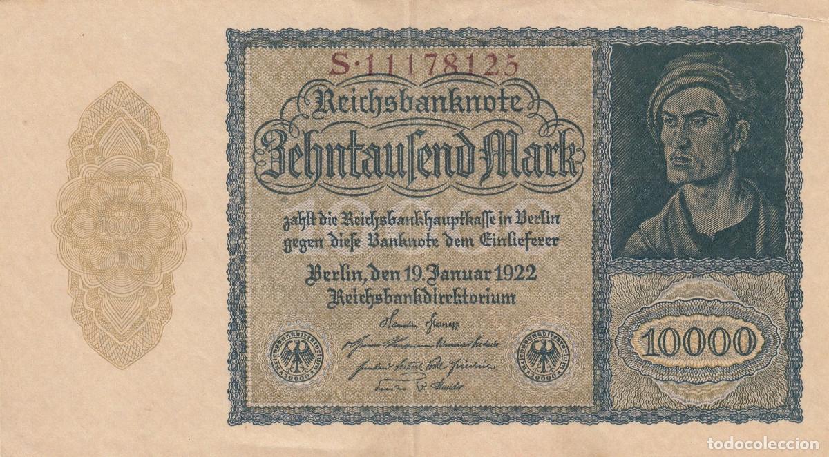 Internationale Banknoten: CRBX0477 BILLETE ALEMANIA 10000 MARCOS 1922 EBC