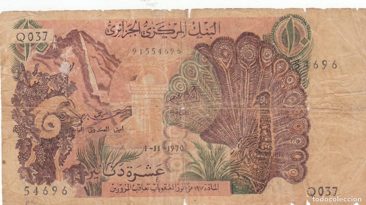 Internationale Banknoten: CRBX0481 BILLETE ARGELIA 10 DINARES MC
