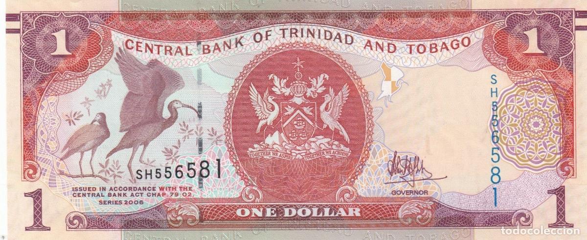Billets internationaux: CRBX0549 BILLETE TRINIDAD Y TOBAGO 1 DOLAR 2006 SIN CIRCULAR