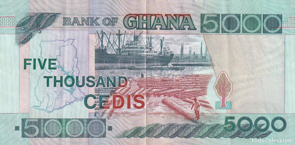 Billetes extranjeros: CRBX0641 BILLETE GHANA 5000 CEDIS 2000 EBC - Foto 2