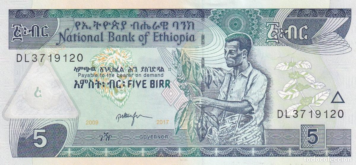 Banconote internazionali: CRBX0920 BILLETE ETIOPIA 5 BIRR SIN CIRCULAR