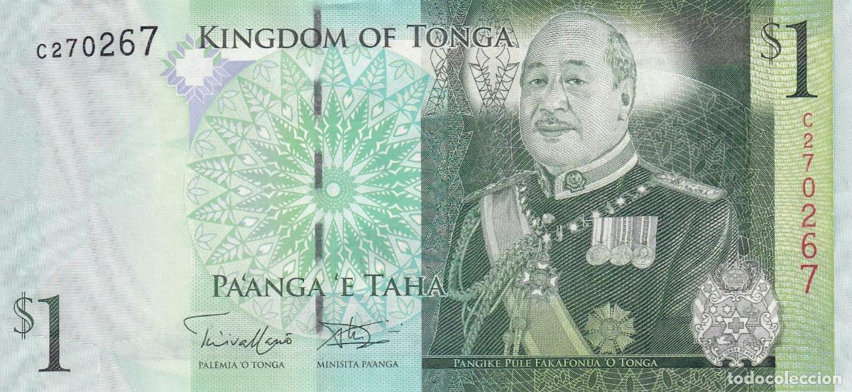 Banconote internazionali: CRBX0962 BILLETE TONGA 1 PAANGA 2008 SIN CIRCULAR