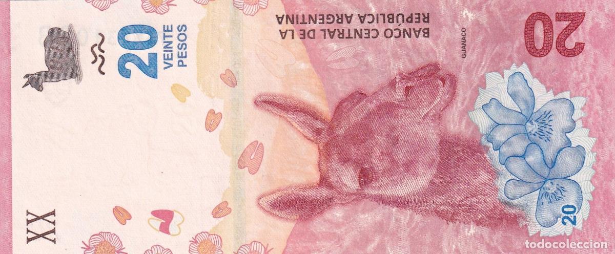 Banconote internazionali: CRBX0964 BILLETE ARGENTINA 20 PESOS 2017 P-361A SIN CIRCULAR