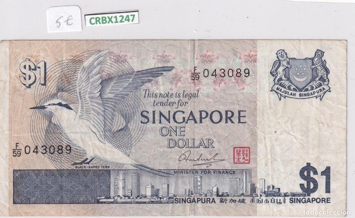 Banconote internazionali: CRBX1247 BILLETE SINGAPUR 1 DOLAR BC