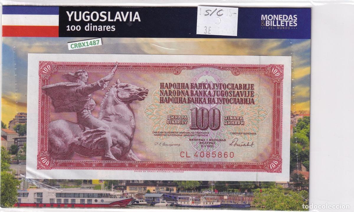 Internationale Banknoten: CRBX1487 BILLETE YUGOSLAVIA 100 DINARES 1981 SIN CIRCULAR