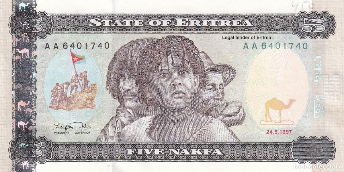 Internationale Banknoten: CRBX1439 BILLETE ERITREA 5 NAKFA 1997 SIN CIRCULAR