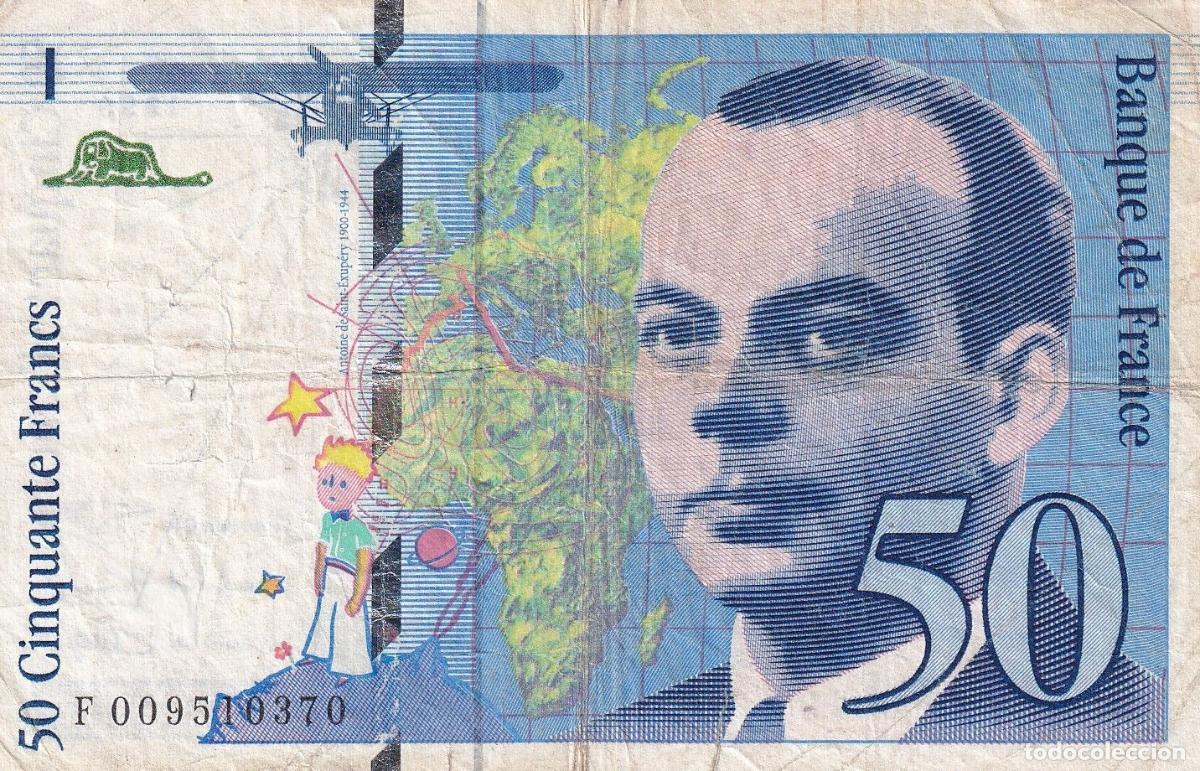 Internationale Banknoten: CRBX1465 BILLETE FRANCIA 50 FRANCOS 1993 USADO