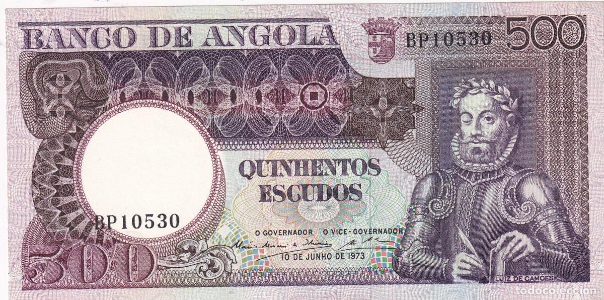 Notas Internacionais: CRBX1541 BILLETE ANGOLA 500 ESCUDOS 1973 SIN CIRCULAR