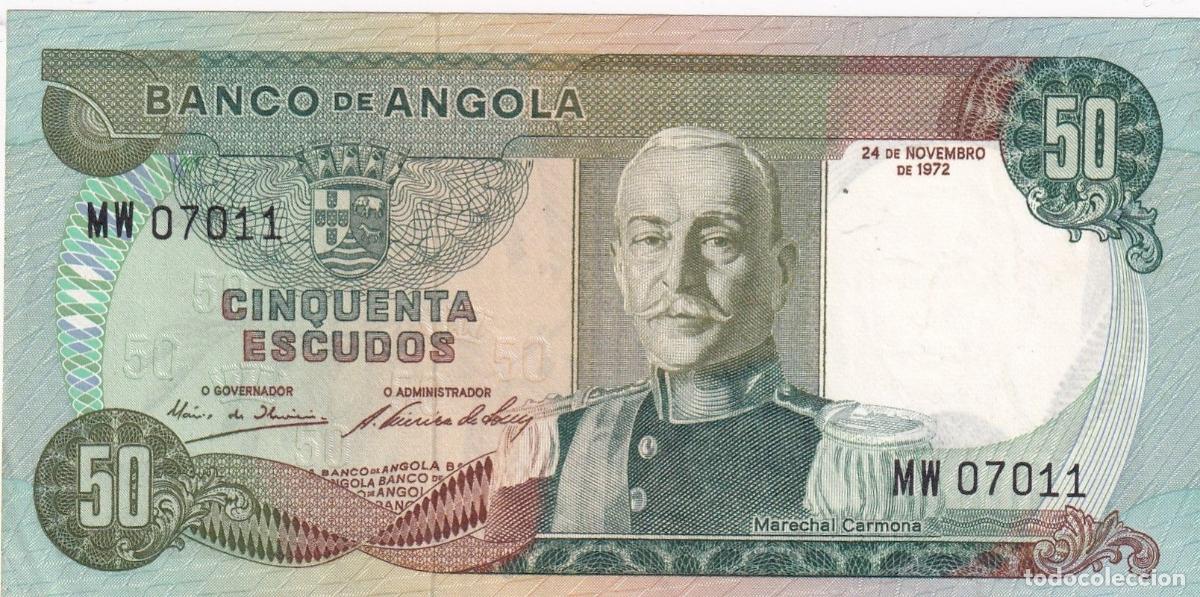 Billetes extranjeros: CRBX1544 BILLETE ANGOLA 50 ESCUDOS 1972 SIN CIRCULAR