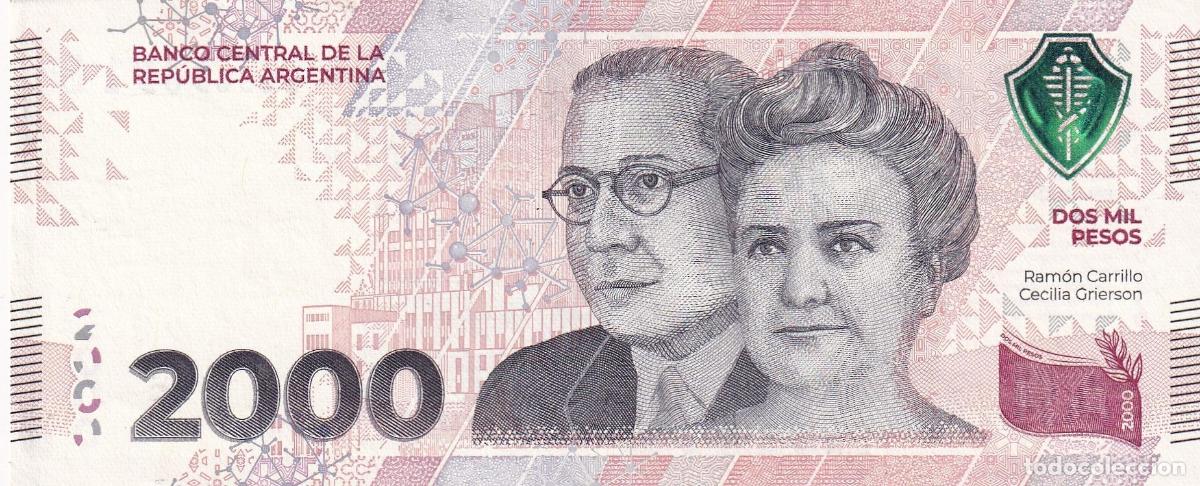 Billetes extranjeros: CRBX1552 BILLETE ARGENTINA 2000 PESOS SIN CIRCULAR
