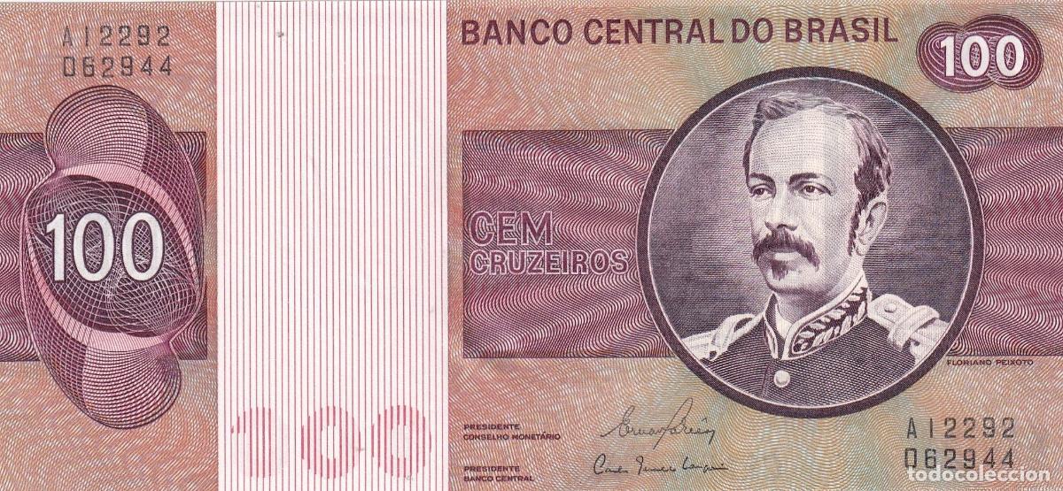 Billetes extranjeros: CRBX1589 BILLETE BRASIL 100 CRUZEIROS SIN CIRCULAR