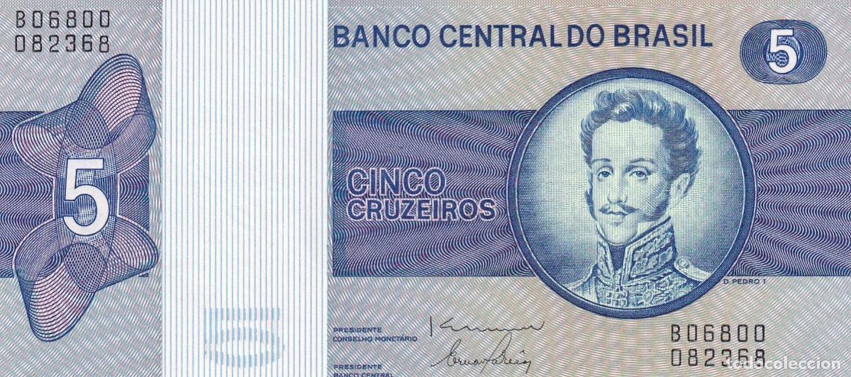 Billetes extranjeros: CRBX1591 BILLETE BRASIL 5 CRUZEIROS SIN CIRCULAR