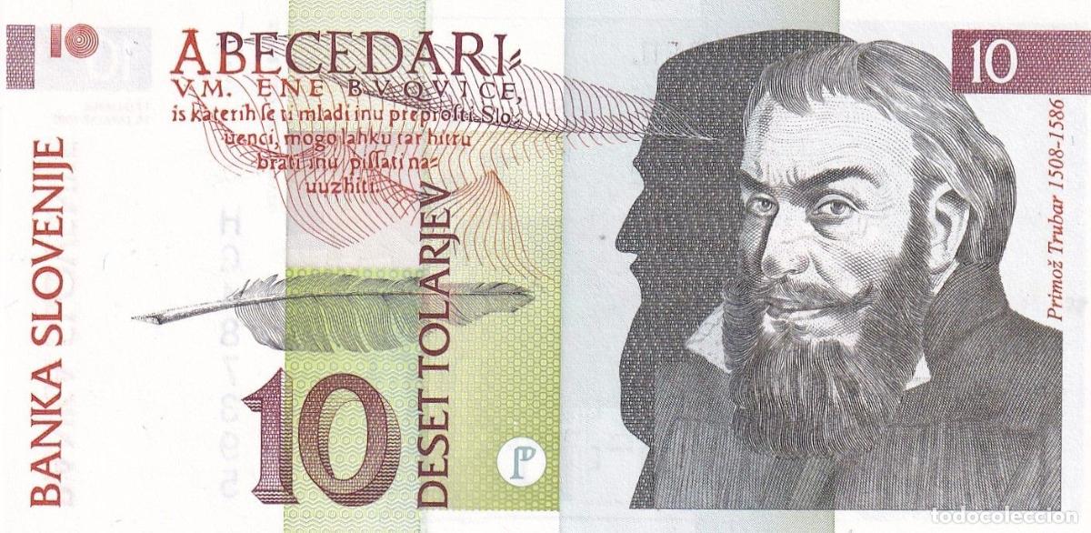 Banconote internazionali: CRBX1648 BILLETE ESLOVENIA 10 TOLAJEV 1992 SIN CIRCULAR