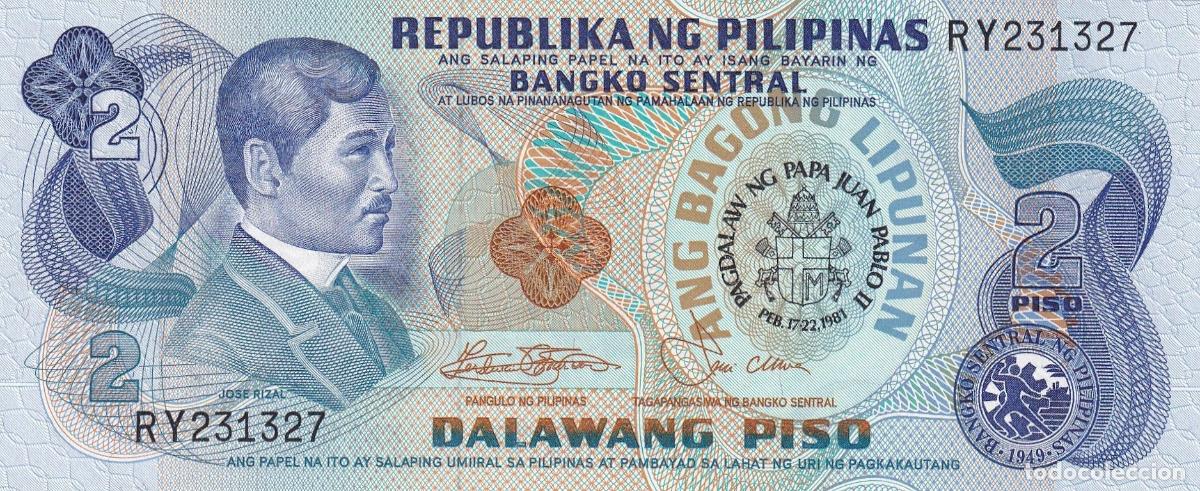 Banconote internazionali: CRBX1650 BILLETE FILIPINAS 2 PISOS 1981 SIN CIRCULAR