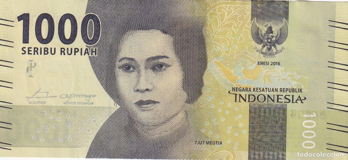 Banconote internazionali: CRBX1656 BILLETE INDONESIA 1000 RUPIAS 2016 SIN CIRCULAR